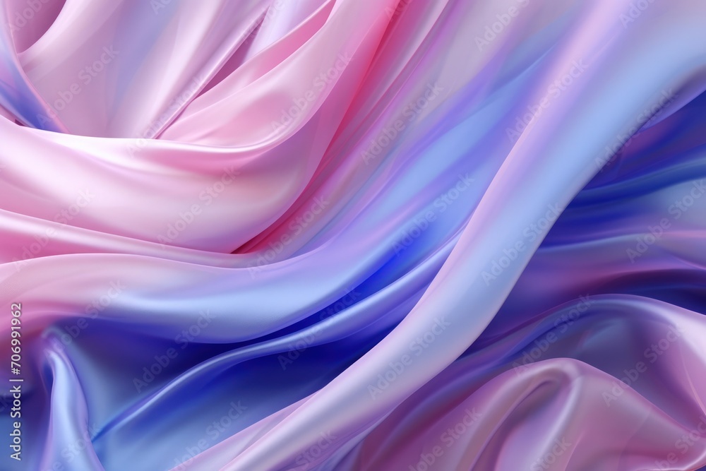 Folds of silk satin fabric lie beautifully on the table. Elegant pastel textile background for advertising goods and business. Folds of silk satin fabric lie beautifully on the table. Elegant pastel textile background for advertising goods and business.