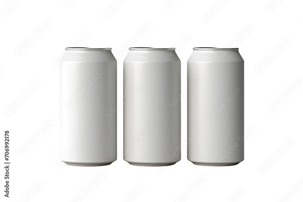 cans isolated on white cans isolated on white