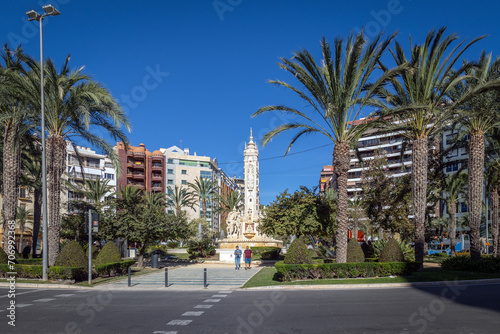 Plaza de Los Luceros ad Alicante, Spagna 