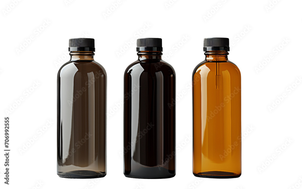 Medical bottles isolated on a white background, Medical bottles isolated on a white background,