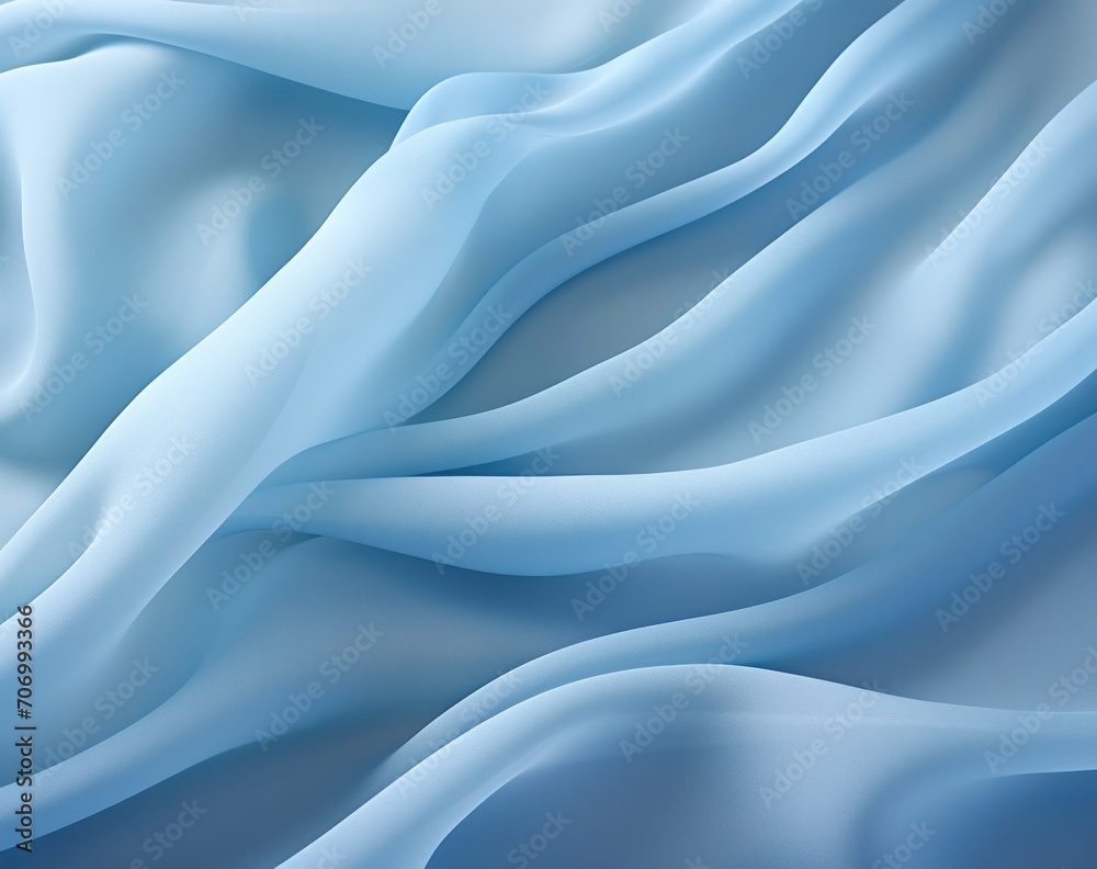 Obraz premium Folds of silk satin fabric lie beautifully on the table. Elegant pastel textile background for advertising goods and business.
