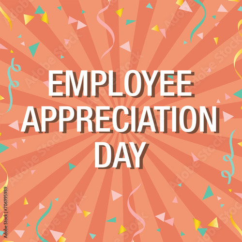 International Happy Employee Appreciation Day 2024. Employee Appreciation creative concept background.style Vector Design Illustration for Background  Poster  Banner  Advertising  Greeting Card.