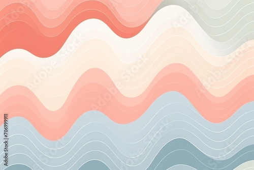 Coral repeated soft pastel color vector art geometric pattern