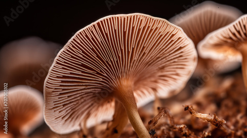 Macro Shot of a Mushroom