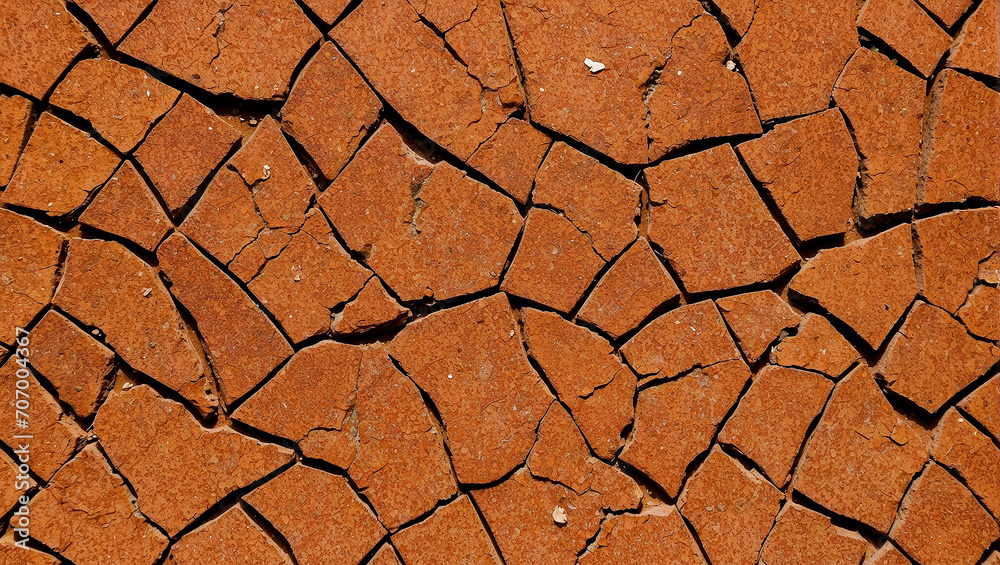 High-resolution image of cracked dry earth, capturing the harsh and arid texture. ry mud background texture banner - obrazy, fototapety, plakaty 