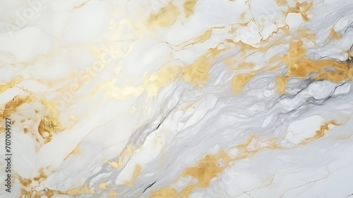 Elegant fusion  natural white and gold marble texture wallpaper
