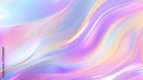 Ethereal Elegance, Seamless Trendy Iridescent Rainbow Foil Texture