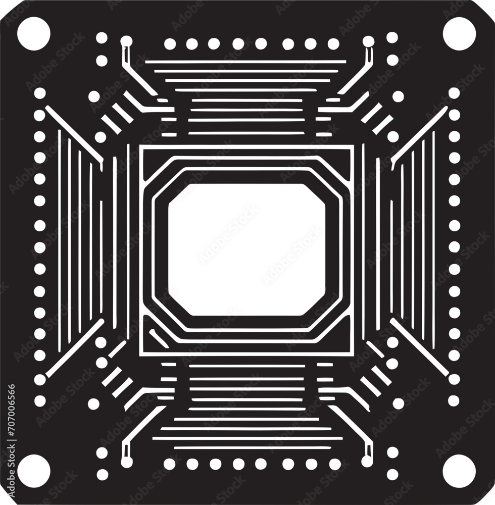 Digital Essence Iconic Vector Chip Expression Unveiled Evolution ElectroMatrix Futuristic Emblematic Chip Illustration Mastery Unveiled