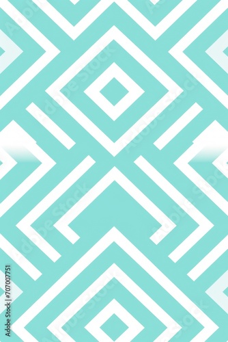 Cyan repeated soft pastel color vector art geometric pattern 