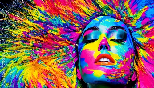 psychedelic women art