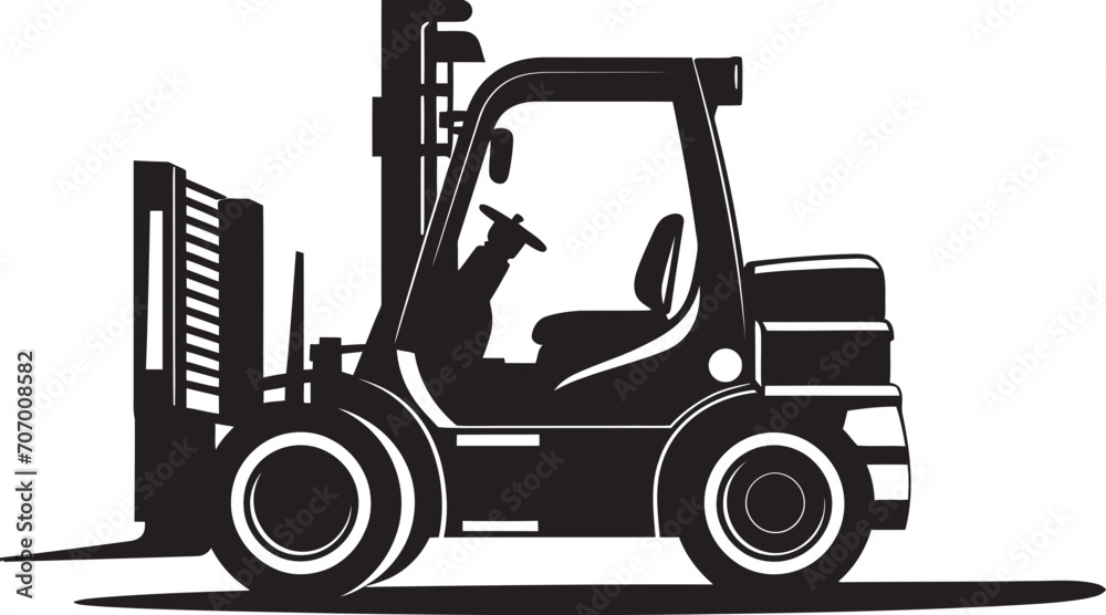 LiftWise Iconic Forklift Design PalletPulse Dynamic Forklift Logo LiftWise Iconic Forklift Design PalletPulse Dynamic Forklift Logo