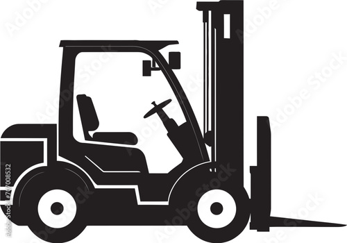 LiftWise Iconic Forklift Design PalletPulse Dynamic Forklift Logo