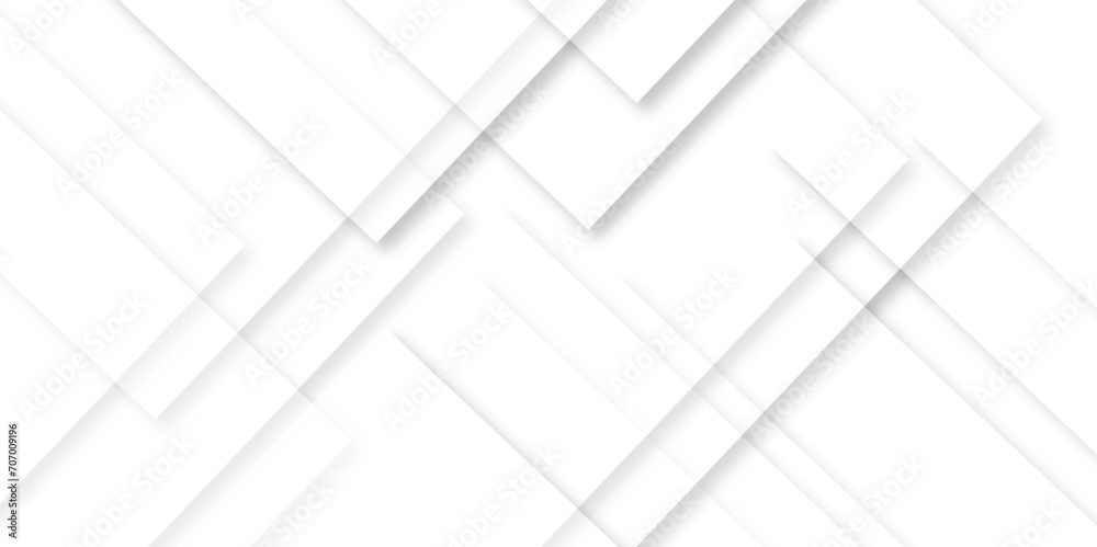 white and grey modern minimalistic pale geometric pattern background with minimal tech lines and white light grey modern seamless business. geometric vector banner background with 3d layers.