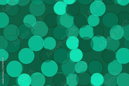 Emerald repeated soft pastel color vector art circle pattern 