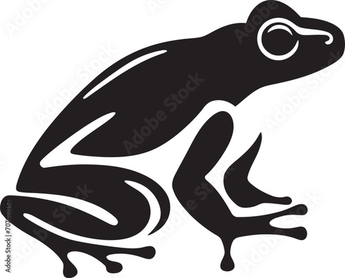 HopHero Dynamic Frog Logo PondPulse Frog Vector Icon