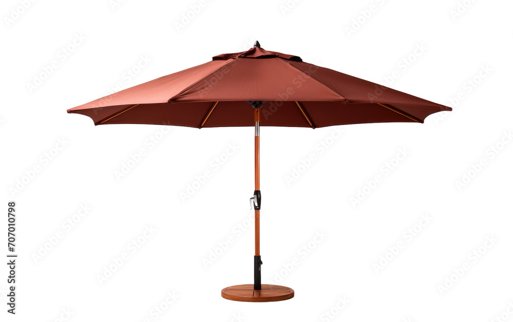 Patio Umbrella Stand, Providing Stable Support for Stylish Outdoor Sun Protection on a White or Clear Surface PNG Transparent Background