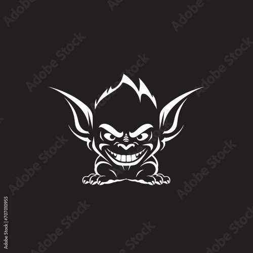 Nefarious Imp Dynamic Goblin Emblem Maleficent Misfit Cartoon Evil Goblin