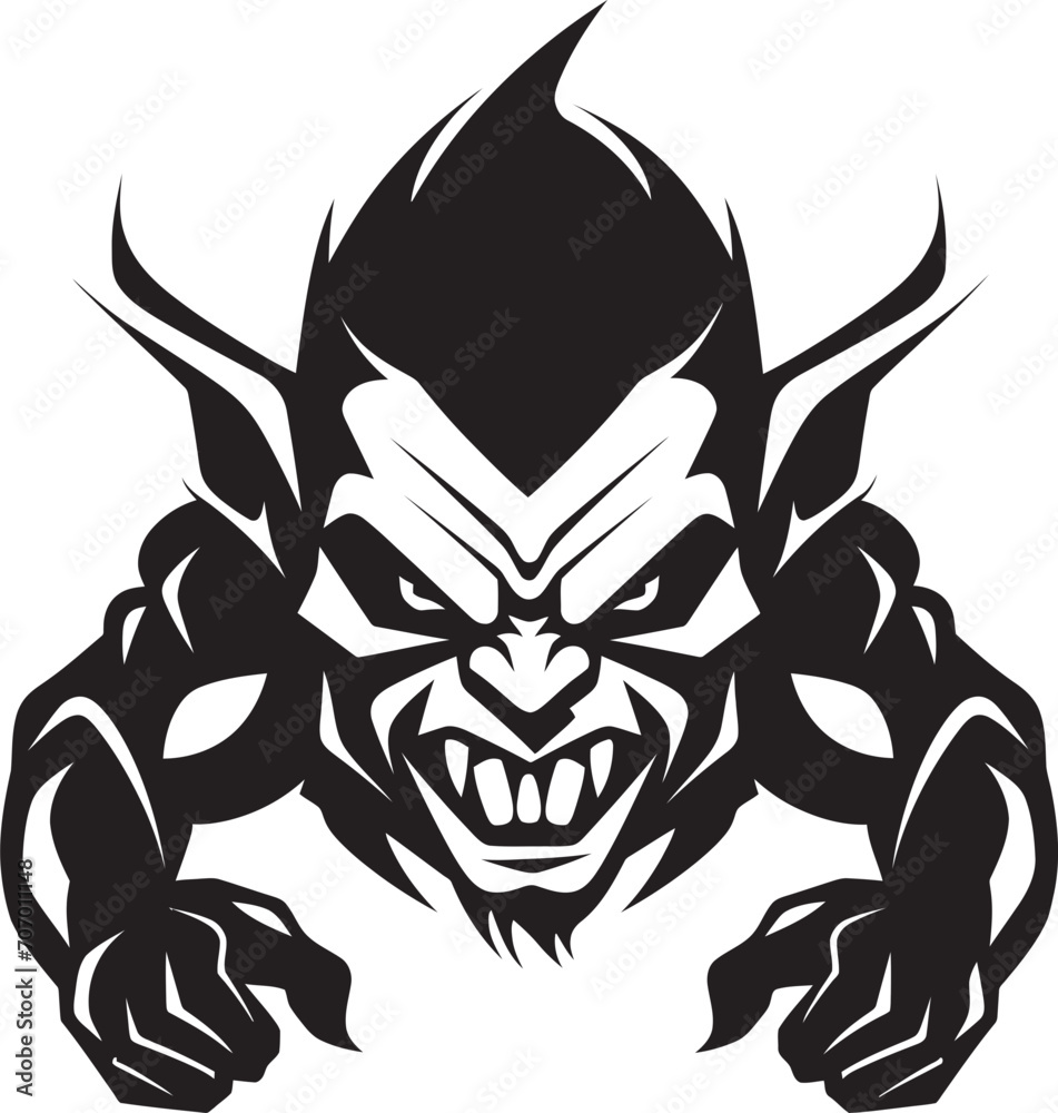 Wicked Goblin Whimsy Cartoon Design Devious Goblin Dynamics Evil Logo Wicked Goblin Whimsy Cartoon Design Devious Goblin Dynamics Evil Logo