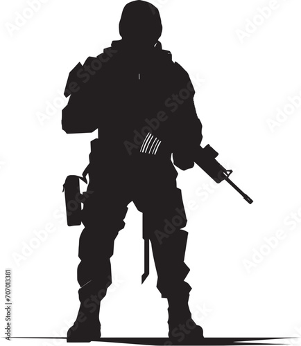 PlasmaDefender Vector Weapon Symbol CyberGuardian Futuristic Weapon Emblem