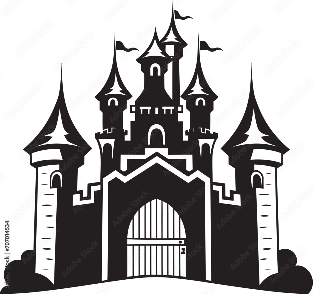 MedievalEntry Castle Gate Icon KingdomPortal Castle Gate Symbol