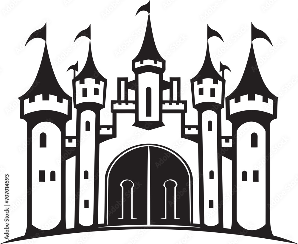 KingdomPortal Castle Gate Symbol CastleWatch Gate Emblem Design