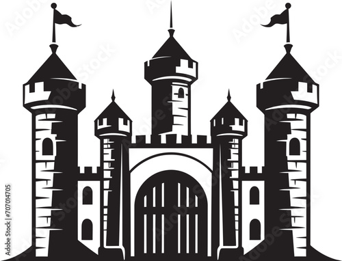 KingdomPortal Castle Gate Symbol CastleWatch Gate Emblem Design © BABBAN