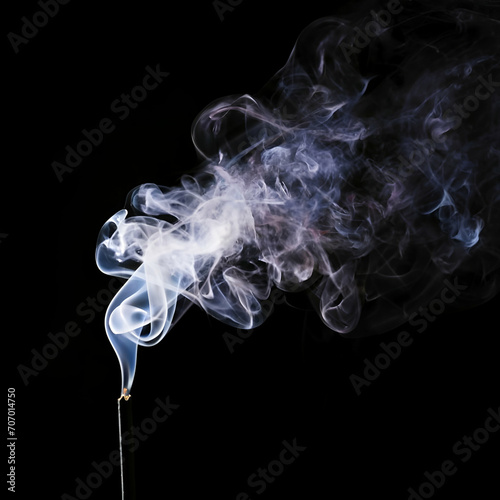 smoke, light, black, shape, wave, curve, incense, smooth, fire, art, air, motion, swirl, design, pattern, smoking, backgrounds, color, concept, aroma, stick, flow, cigarette, burning, blue