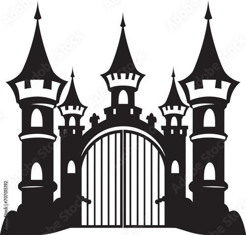KingdomPortal Castle Gate Symbol CastleWatch Gate Emblem Design © BABBAN