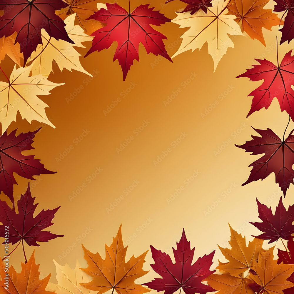 autumn leaves frame autumn leaves frame