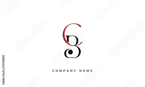 BC, CB, B, C Abstract Letters Logo Monogram