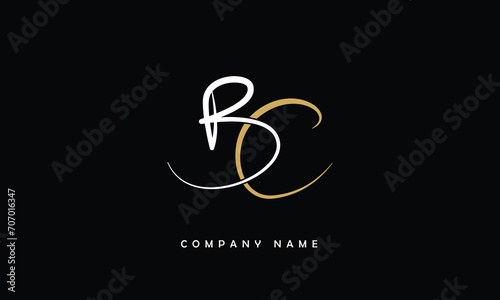 BC, CB, B, C Abstract Letters Logo Monogram