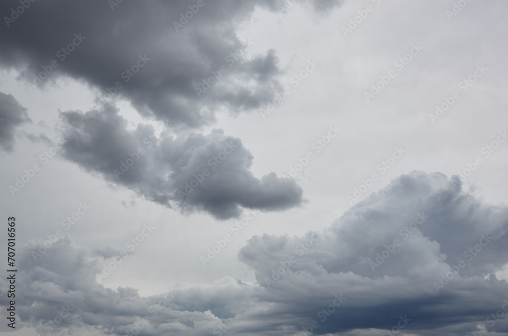Dramatic dark clouds before rainy. Beautiful cloudscape over horizon, sky Dramatic dark clouds before rainy. Beautiful cloudscape over horizon, sky