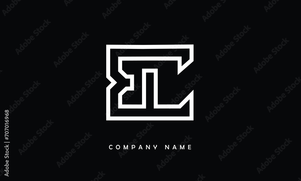 BC, CB, B, C Abstract Letters Logo Monogram BC, CB, B, C Abstract Letters Logo Monogram