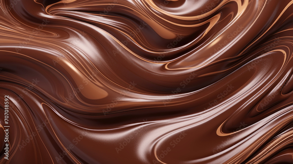 Texture of chocolate mixed with white cream. Elegant sweet background. Generative AI Texture of chocolate mixed with white cream. Elegant sweet background. Generative AI