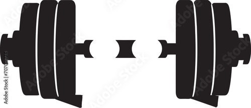 MightyTone Robust Symbol IronCore Weighty Dumbbell Emblem photo