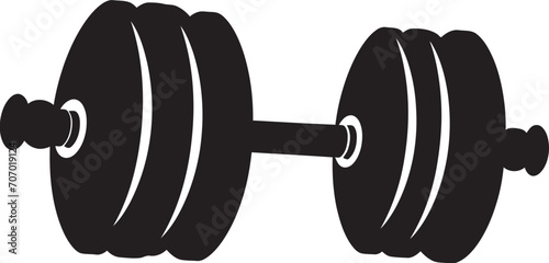 PowerBar Vector Gym Logo MuscleTitan Dumbbell Icon Design
