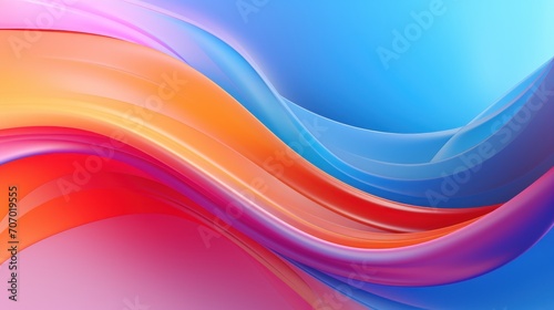 Abstract colorful modern mesmerizing vibrant colors background. AI generated image