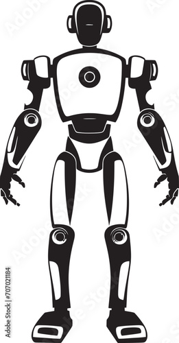 CyberBot Vector Android Logo RoboGenius Futuristic Design