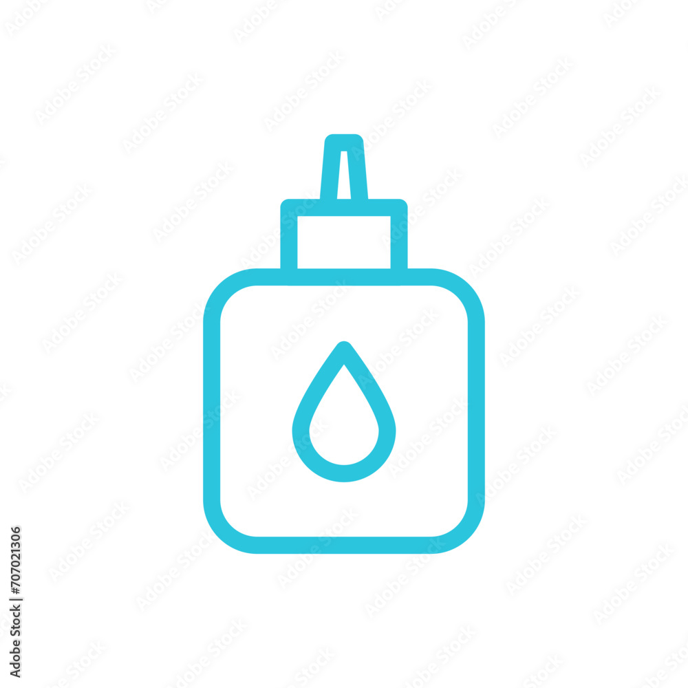 Eye drops icon. From blue icon set. Eye drops icon. From blue icon set.