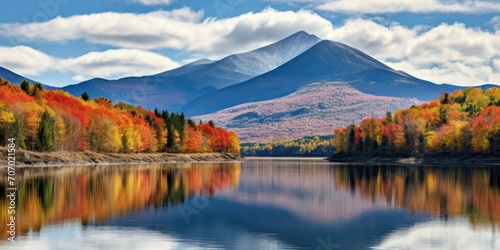 adirondack high peaks enhancing autumn colors in the adirondack mountains © Sandris_ua