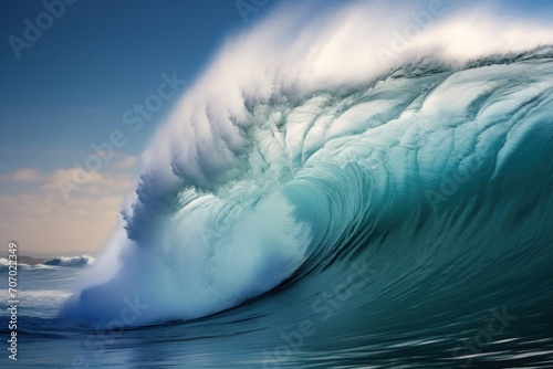 Dynamic Ocean Wave Cresting © ORG