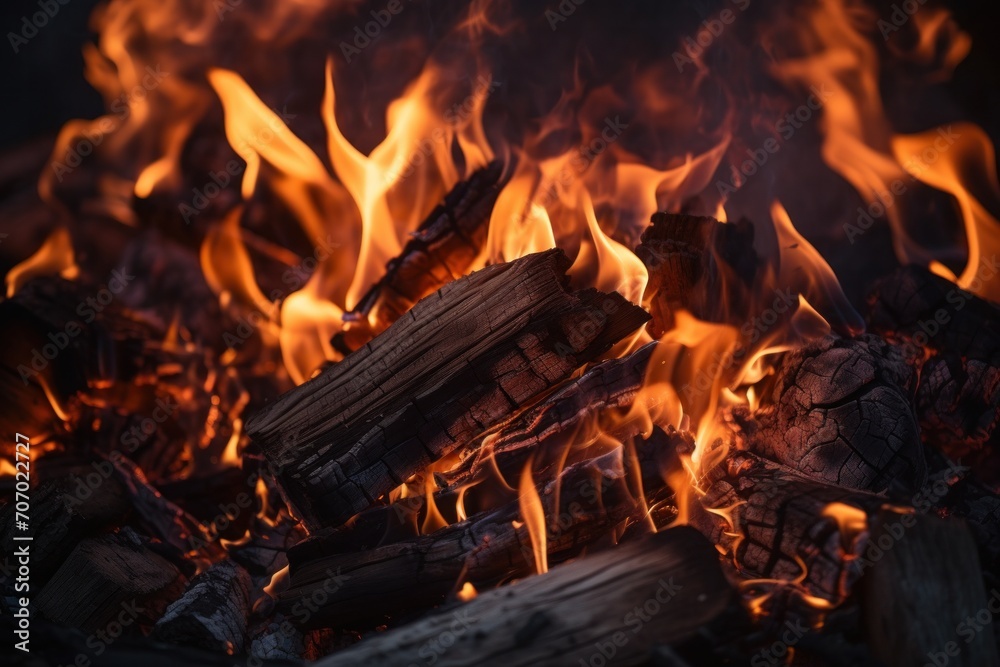 Intense Flames Engulfing Charred Intense Flames Engulfing Charred