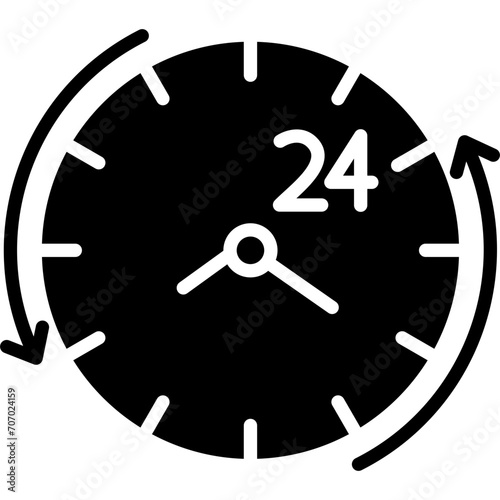 24 Hours Icon