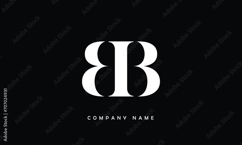 BB, BB Abstract Letters Logo Monogram BB, BB Abstract Letters Logo Monogram
