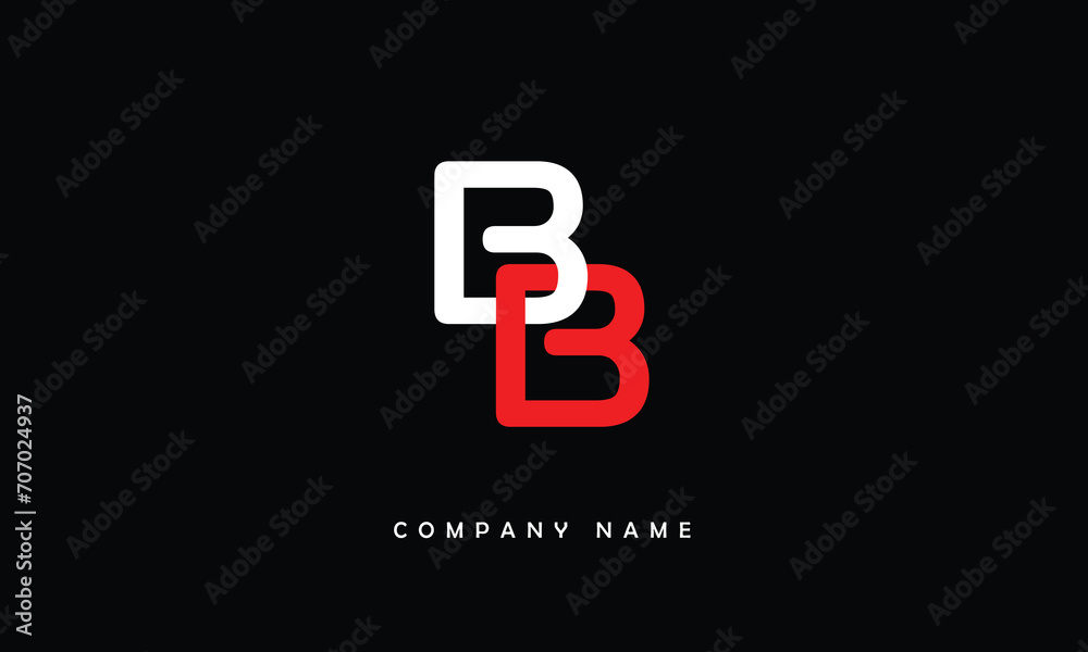 BB, BB Abstract Letters Logo Monogram BB, BB Abstract Letters Logo Monogram