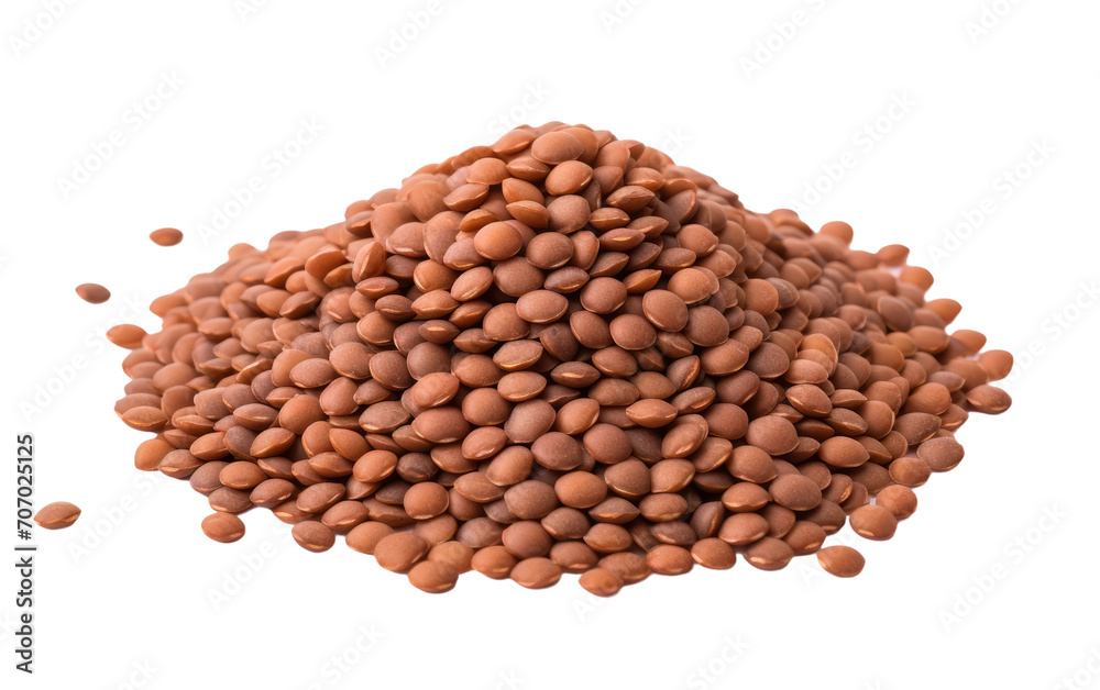 Brown Lentils, the Wholesome Riches of the Earth in Every Nourishing Bite on a White or Clear Surface PNG Transparent Background Brown Lentils, the Wholesome Riches of the Earth in Every Nourishing Bite on a White or Clear Surface PNG Transparent Background