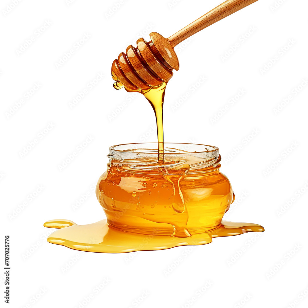 Honey isolated on transparent background Honey isolated on transparent background
