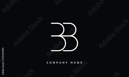 BB, BB Abstract Letters Logo Monogram