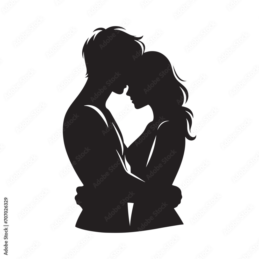 Loving Serenade Unity: Silhouette of a Couple in Love for Mesmerizing Stock - Valentine Vector, Couple Vector Stock
Loving Serenade Unity: Silhouette of a Couple in Love for Mesmerizing Stock - Valentine Vector, Couple Vector Stock