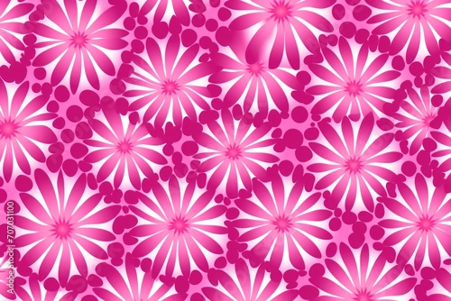 Fuchsia repeated soft pastel color vector art circle pattern